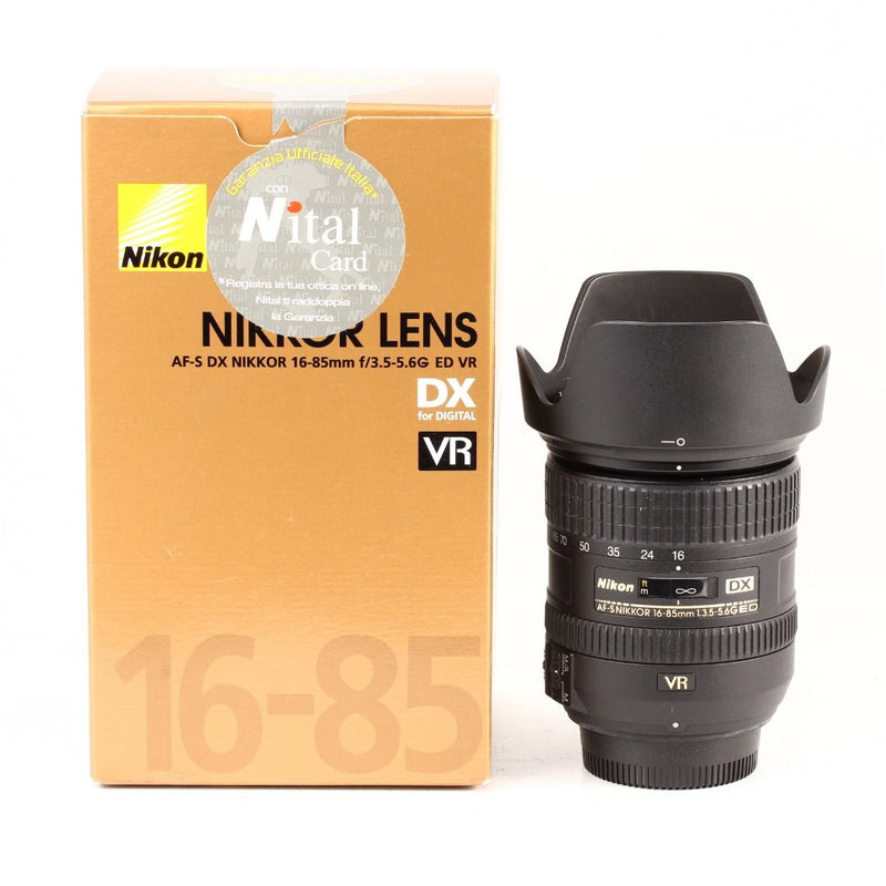 Nikon AF-S DX Nikkor 16-85mm f/3.5-5.6G ED VR Nital usato 22002030