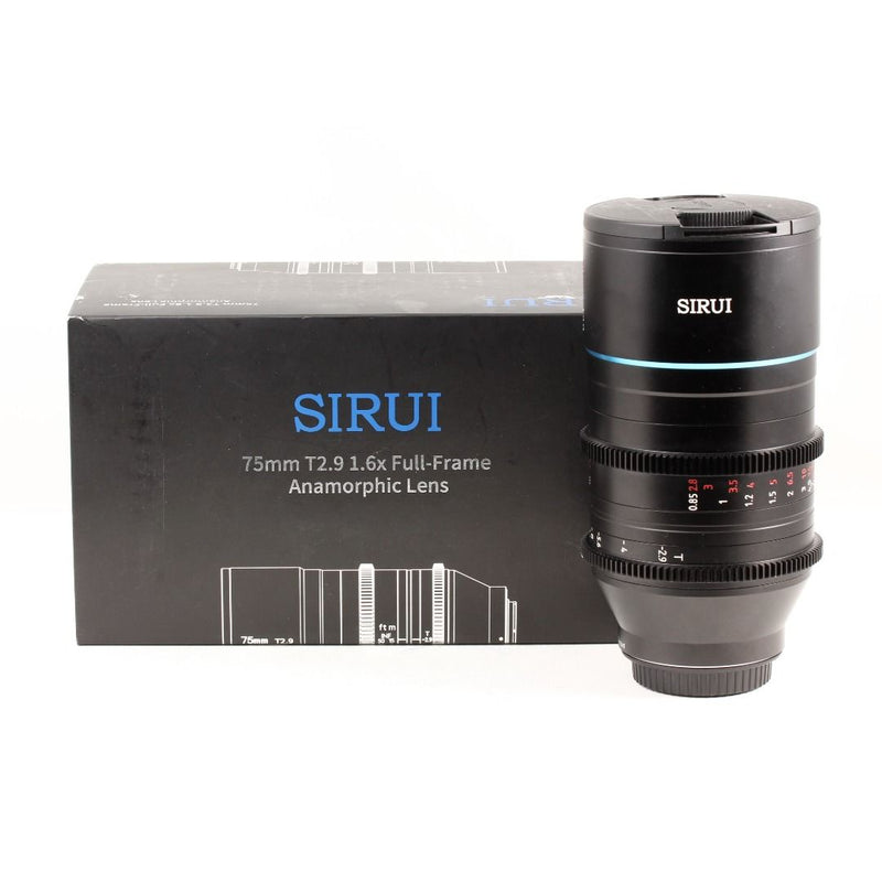 Sirui Venus 75mm T2.9 1.6X Anamorfico Full Frame per Sony E usato 6070221