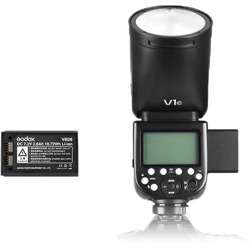 Godox V1 F Flash Speedlite con batteria Li-Ion per Fujifilm