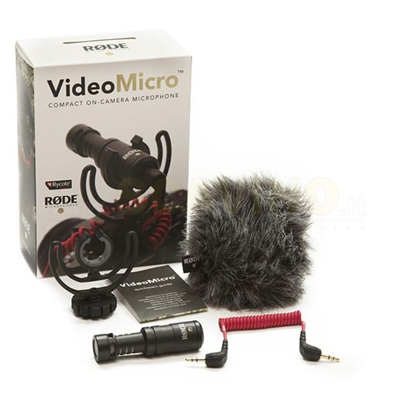 Rode VideoMicro Microfono compatto On Camera