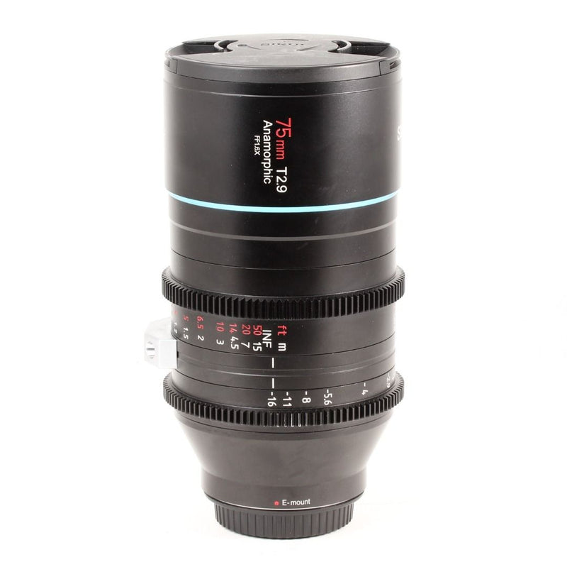 Sirui Venus 75mm T2.9 1.6X Anamorfico Full Frame per Sony E usato 6070221