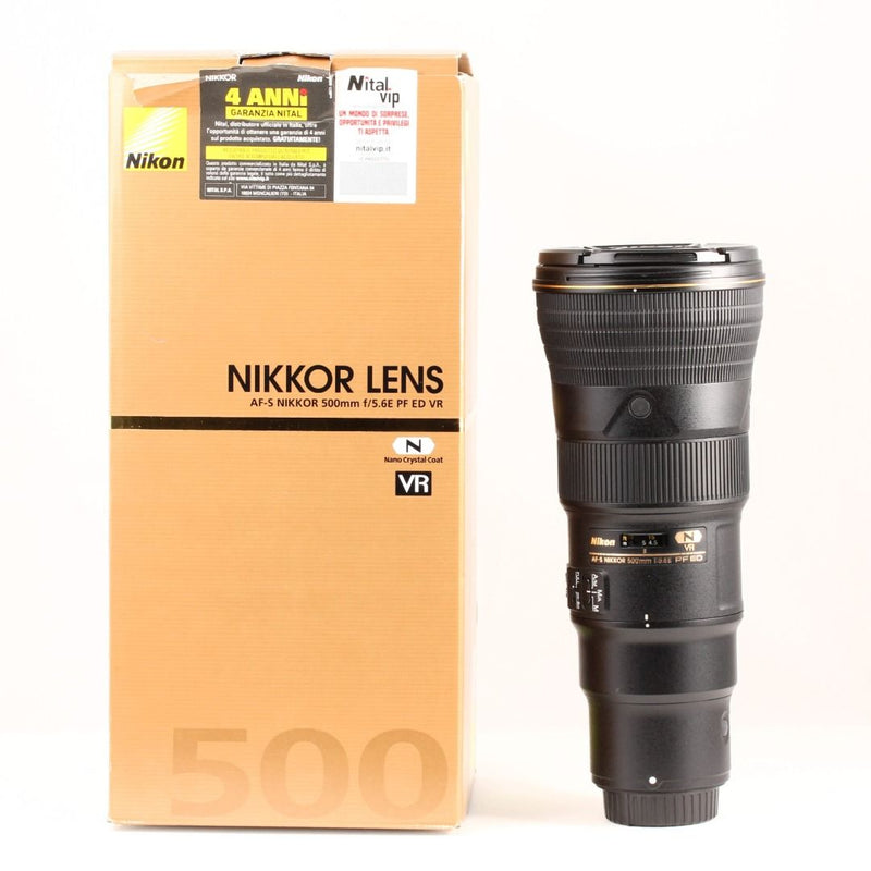 Nikon AF-S Nikkor 500mm f/5.6E PF ED VR Nital usato 220411