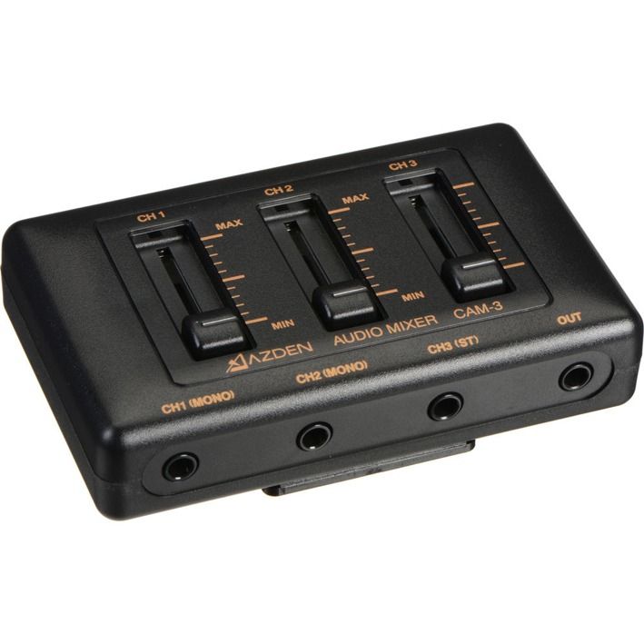 Azden CAM-3 Mini Mixer Audio per Mircrofoni a 3 canali