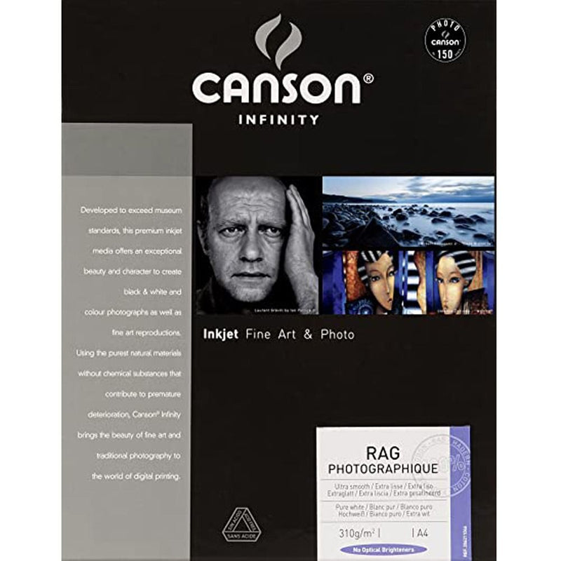 Canson Rag Photographique A4 310 gr. 10 fogli OPACA