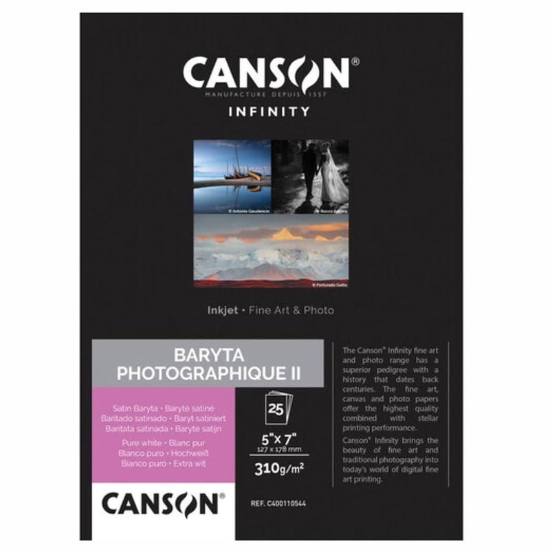 Canson Baryta Photographique II 310 gr. A3 25 fogli