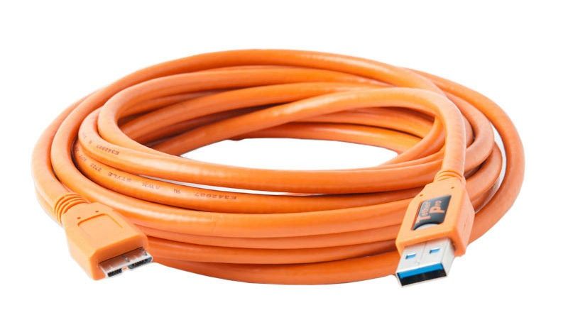 Tether Tools TetherPro cavo da Usb 3.0 a MicroB 4,5m Orange