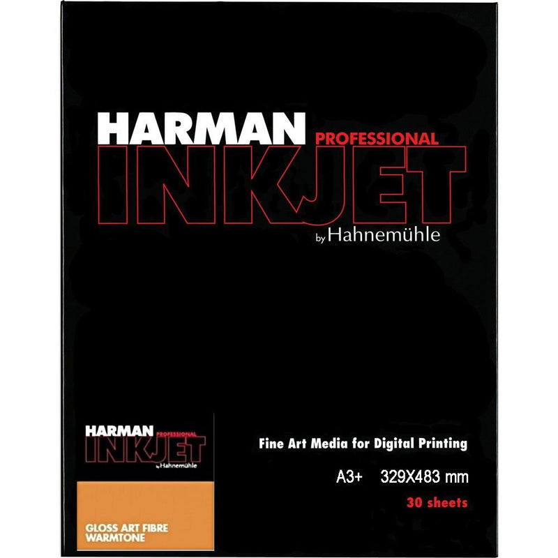 Harman by Hahnemuhle Gloss Art Fibre Warmtone 300 gr. A3+ 30 fogli