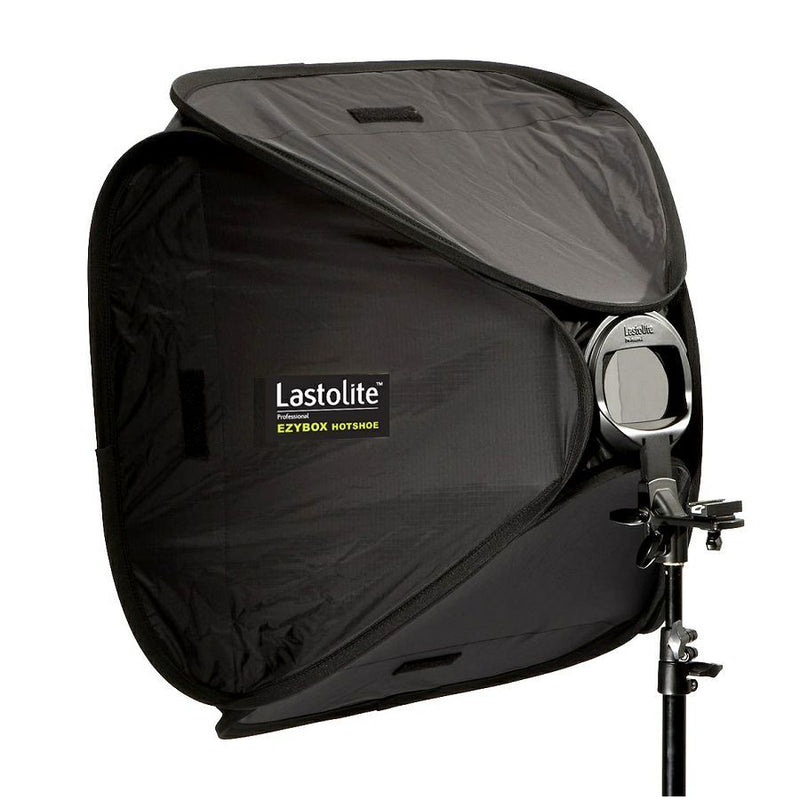 Lastolite LL LS2438 Ezybox Hotshoe 38 x 38 cm Softbox con staffa per flash a slitta