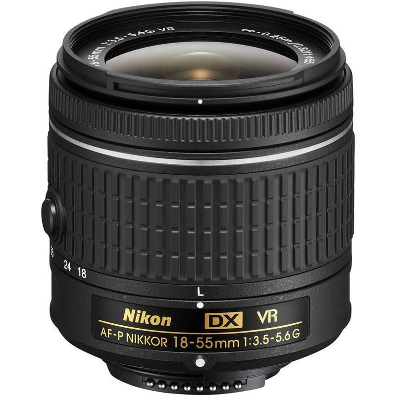 Nikon AF-P DX Nikkor 18-55mm f/3.5-5.6G VR Nital Confezione Bulk