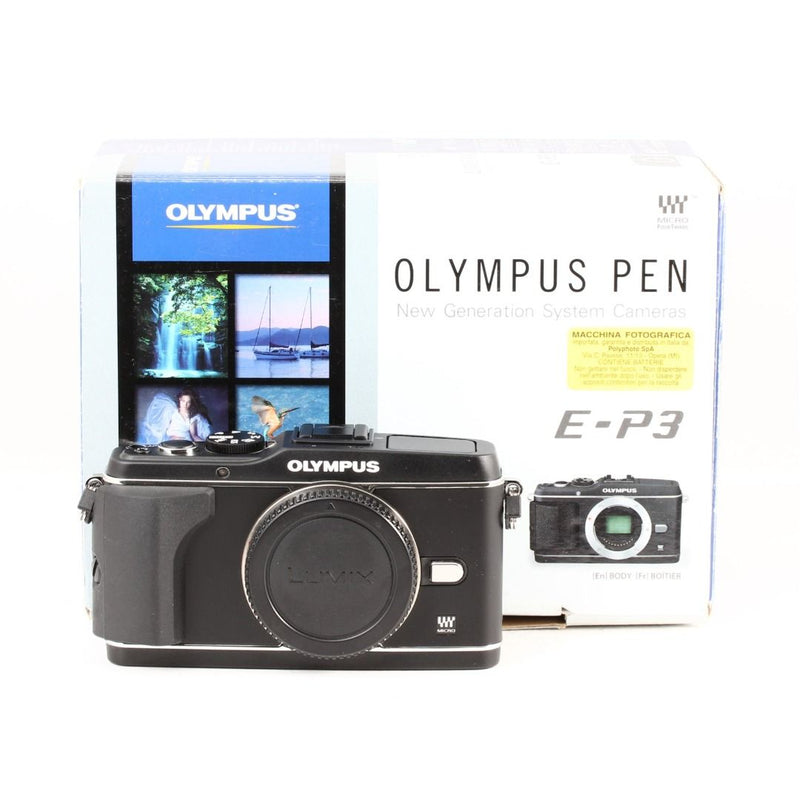 Olympus Pen E-P3 Corpo Black 500 scatti usato B9V505118