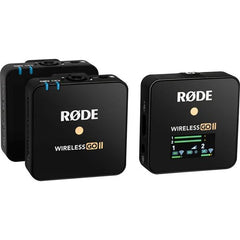 Rode Wireless GO II Sistema microfonico wireless a doppio canale 1Trasmettitore +2 Ricevitori