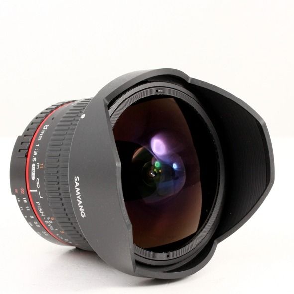 Samyang 8mm f/3.5 Aspherical UMC Fisheye CS II per Nikon F Usato CDP3066 #226/2021