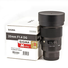 Sigma 20mm f/1.4 DG HSM Art per Sony E Usato 53314473 #198/2022