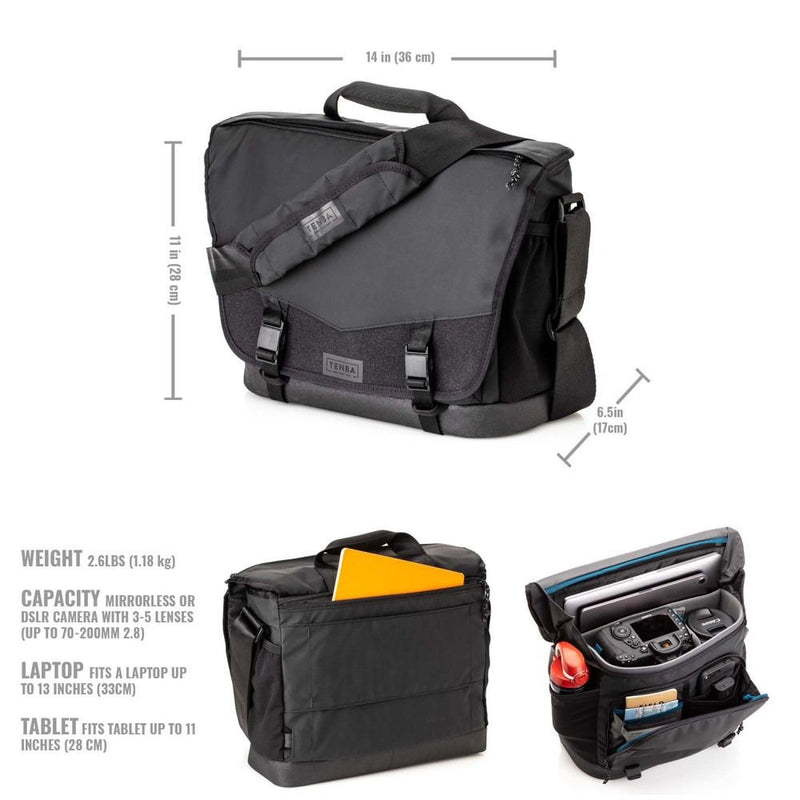 Tenba DNA 13 DSLR Messenger Black